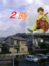雨上がりの庭・・・