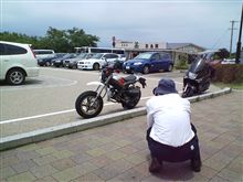 山頂にて