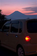 富士山の夕焼け