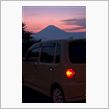 富士山の夕焼け