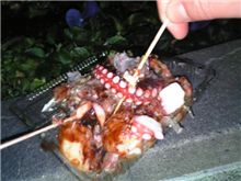 たこ焼き、たこでかすぎ