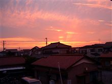 朝焼けのなかで・・・