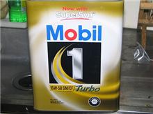 エンジンオイル交換 Mobil Turbo (76544km)