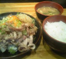 今夜は定食屋へ…