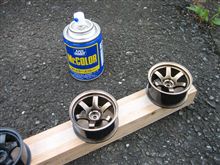 ＲＣ用ホイルの塗装！