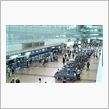 羽田空港に到着