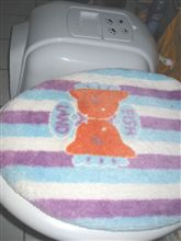 良く見ると人間のトイレより大きい。