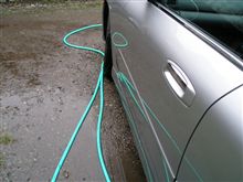 洗車だよ・・・o(▼_▼θ
