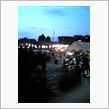 今日は町内盆踊り