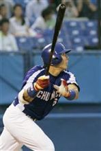 ヤ１－２中（２９日）　堂上剛が決勝本塁打