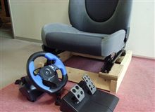 純正シートを座椅子に