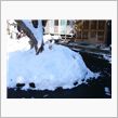 雪の山
