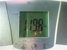 朝の計測ですが