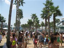 １９日は長島温泉。２０日は日光川サンビーチへ。
