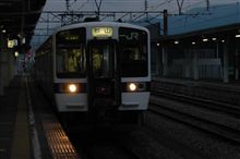 青春１８切符使用 只見線の旅 その１９　ここから先は夜の帳の中です