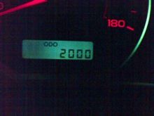 納車１ヶ月で2,000km到達