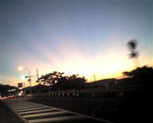 夕日
