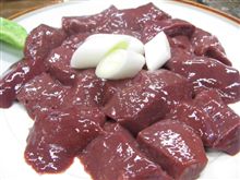 これも外してはいけません、レバあぶり焼き！