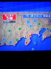 地震ε=ヾ(;゜ロ゜)ノ