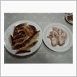今夜は娘の餃子で(^o^)