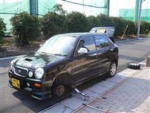 仕事で遠出なのでタイヤローテーションしました。