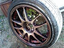 ホイールの洗車！！