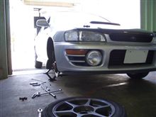 フロントブレーキまわりの点検