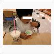 今日は息子とフードコート。