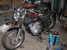 SRV250にエンジンを載せました。
