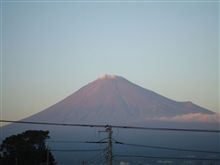 夕方の富士山！
