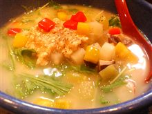 秋野菜の塩ラーメン
