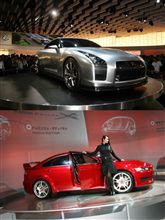 東京モーターショー　GT-R＆LANCER EVOLUTIONⅩ