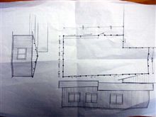 ガレージの完成予想図