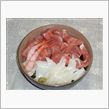 丼物で(^^)