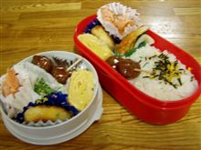 弁当2個っ!＼(＾я＾)／