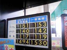 今月初の給油