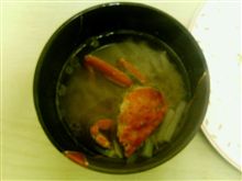カニの味噌汁(^^♪