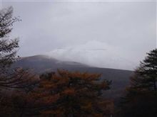 雪の浅間山