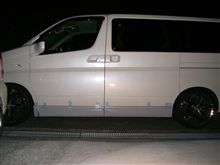 エアロ，装着完了・・・・でしたが・・・・　その４