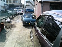 ゲリラに向けての洗車オフ