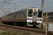 いつもより物井駅寄りの踏切から