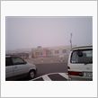 霧の朝…