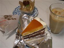 近所のケーキ屋さんを物色