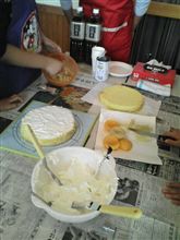 ケーキ作り中～♪