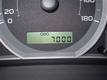 走行距離7,000Km到達