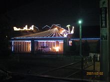 12月恒例、夜のクリスマスイルミ鑑賞ドライブ
