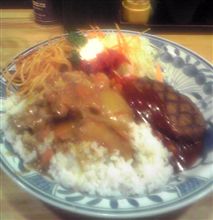 ハンバーグカレーセット