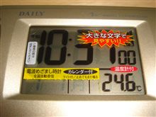 電波時計がやってきたよ
