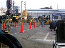 今日はコーススラローム