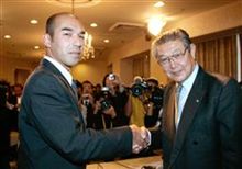 和田、中日入りで合意　３年、総額８億４０００万円